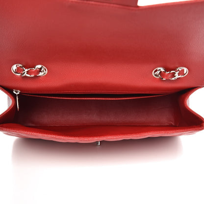 Chanel Caviar Quilted Jumbo Single Flap Red 5 of 8