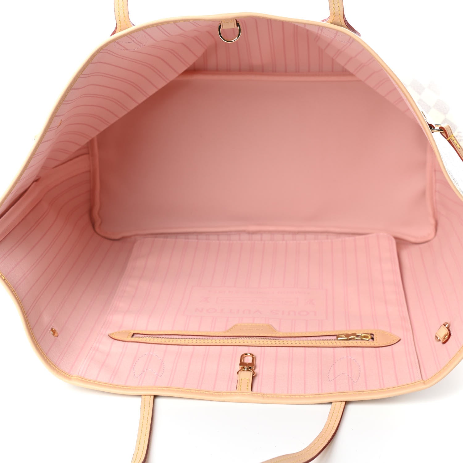 Louis Vuitton Damier Azur Neo Neverfull GM Rose Ballerine 4 of 4