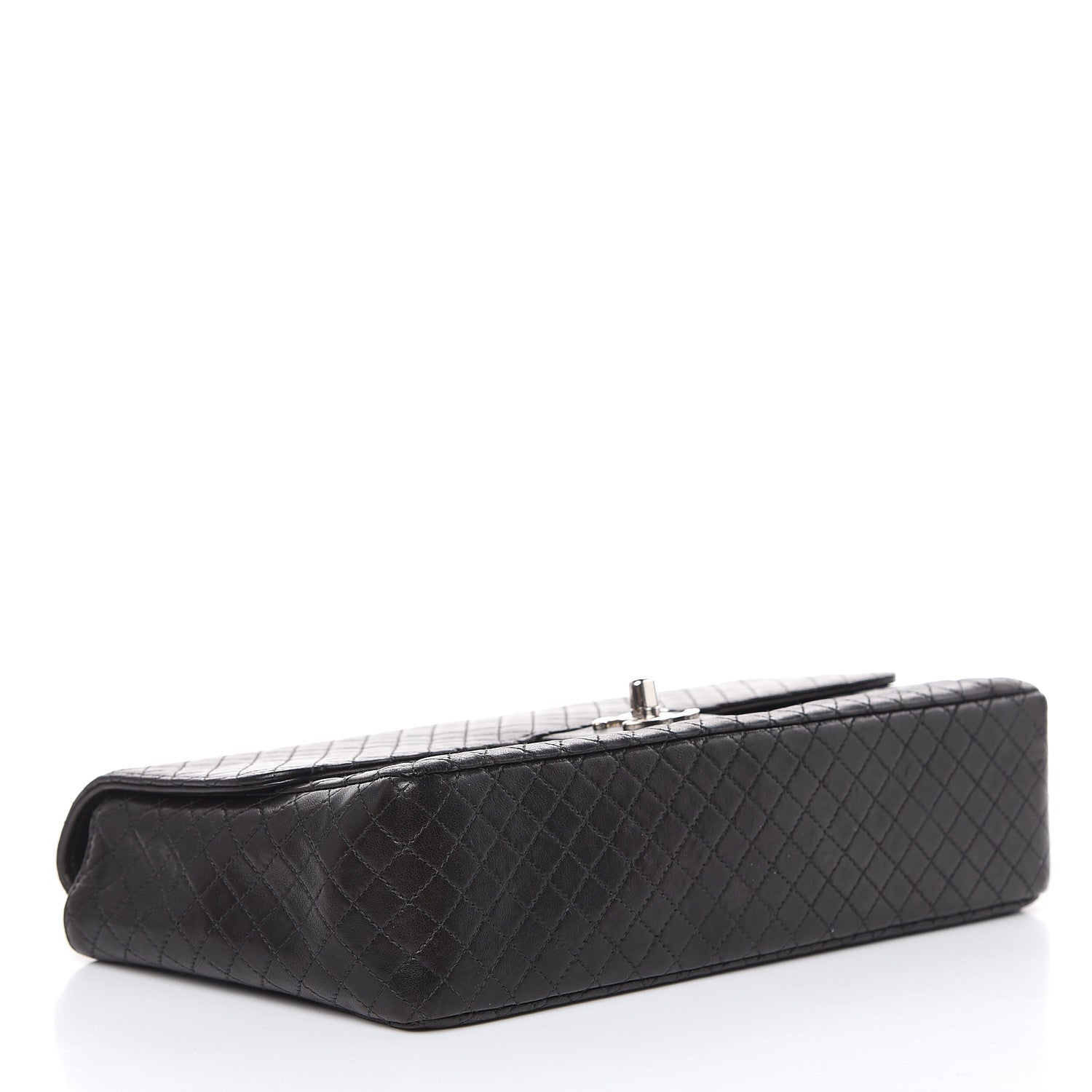 Chanel Lambskin Micro Quilted Medium Single Flap Black 4 of 16