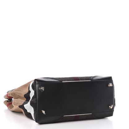 Burberry Canvas Mega Check Medium Maidstone Black 4 of 12