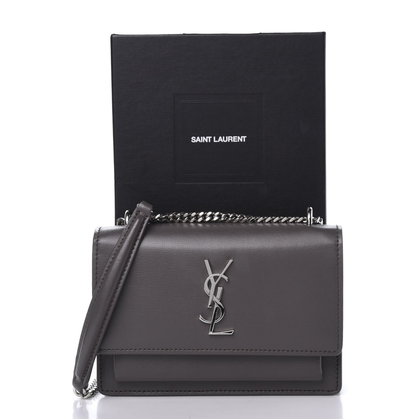 Calfskin Monogram Sunset Chain Wallet Earth