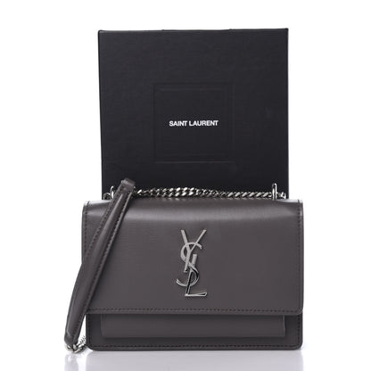 Saint Laurent Calfskin Monogram Sunset Chain Wallet Earth 11 of 11