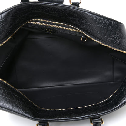 Louis Vuitton Cuir Indra Duffle Bag Black 9 of 15