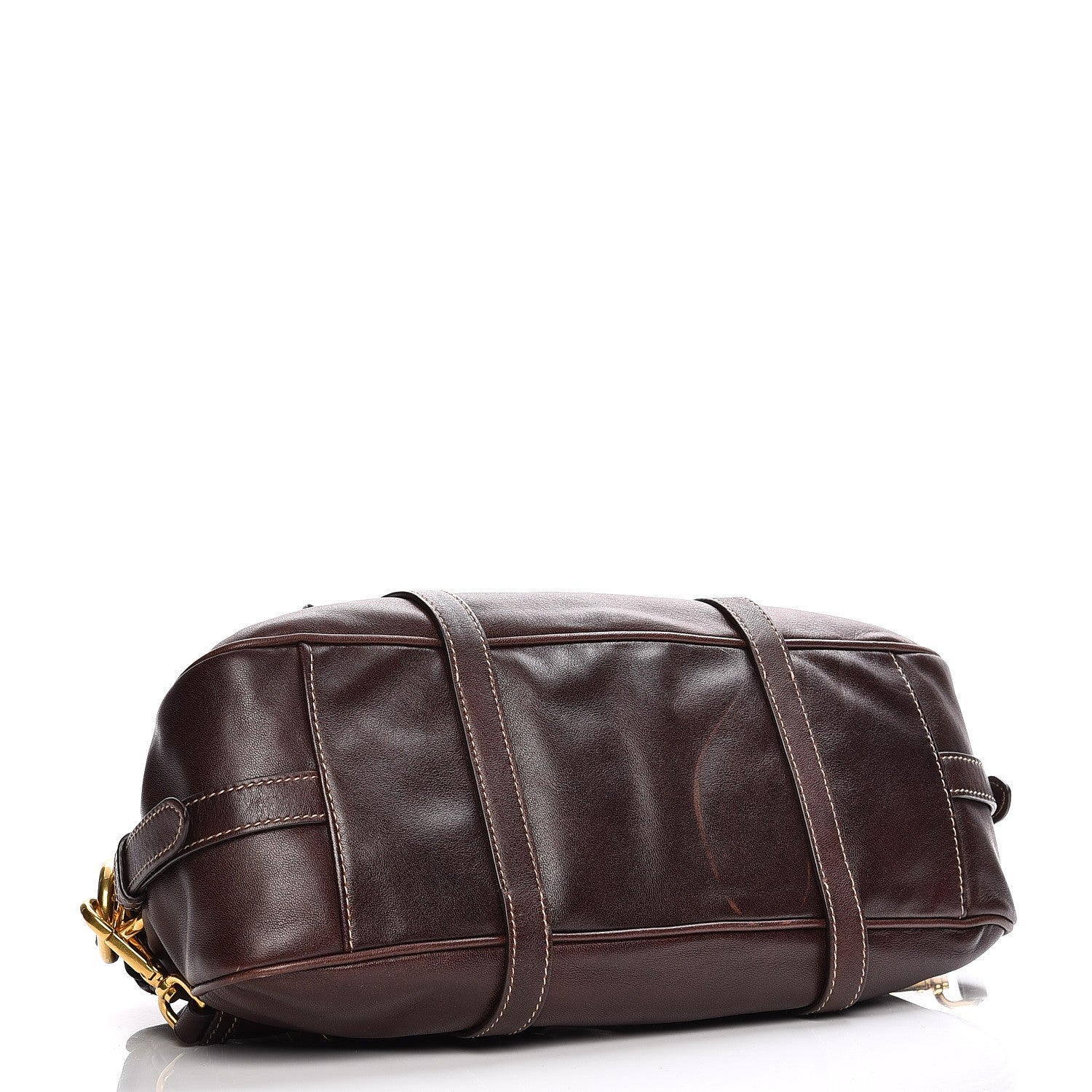 Prada Soft Calf Shopping Satchel Nocciolo 5 of 15