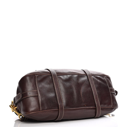 Prada Soft Calf Shopping Satchel Nocciolo 5 of 15
