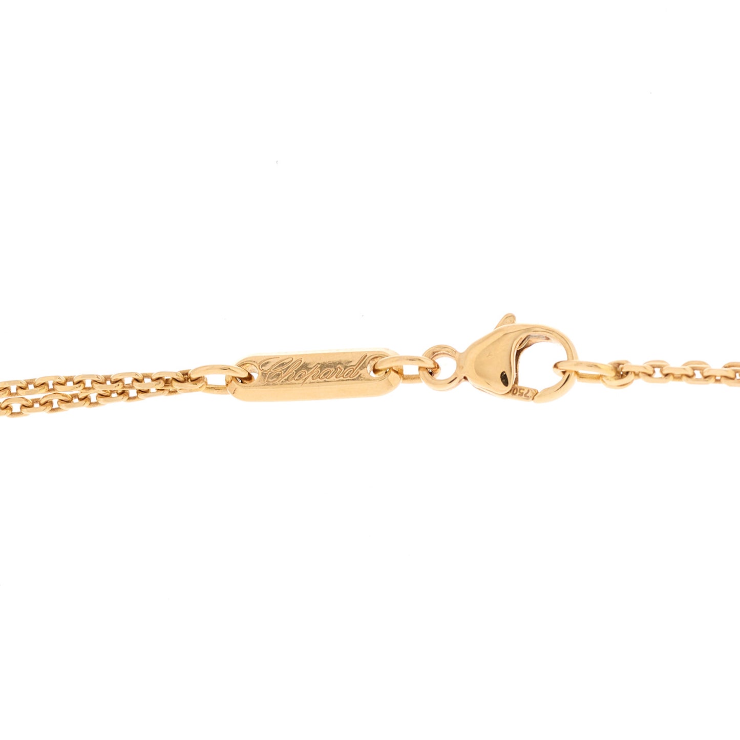 18K Rose Gold Diamond Happy Amore Pendant Necklace