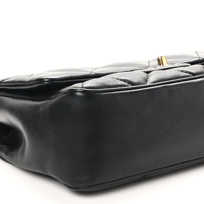 Chanel Lambskin Quilted Easy Carry Flap Black 9 of 11