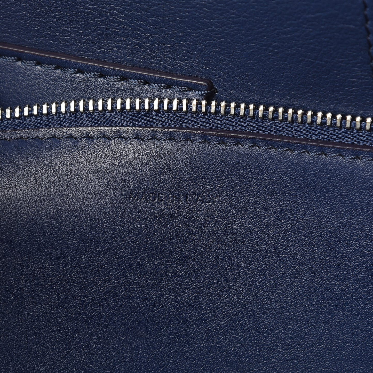 Smooth Calfskin Medium Big Bag Dark Indigo