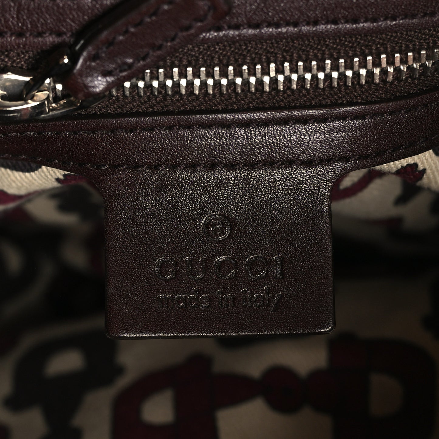 Guccissima Medium Indy Top Handle Hobo Black