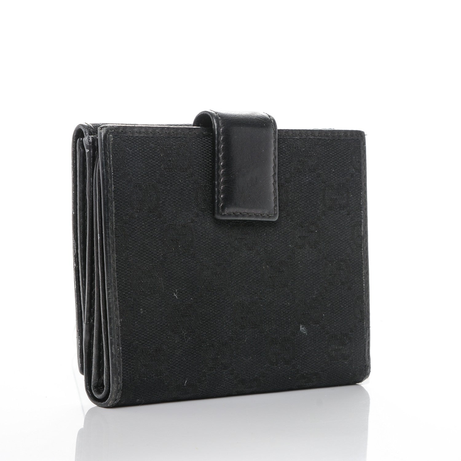 Gucci Monogram New Britt French Wallet Black 3 of 7