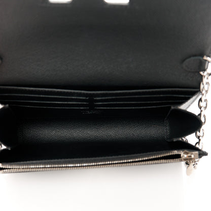 Louis Vuitton Epi Twist Chain Wallet Black 5 of 10