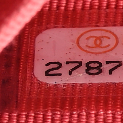 Chanel Lambskin Quilted Flap Card Holder Wallet Coral 6 of 13