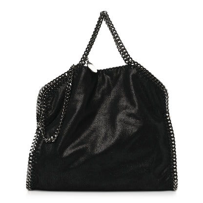Stella McCartney Shaggy Deer Falabella Fold Over Tote Black 1 of 9