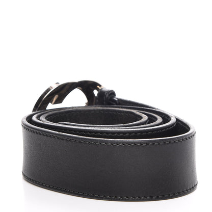 Gucci Calfskin GG Interlocking Belt 90 36 Black 3 of 7