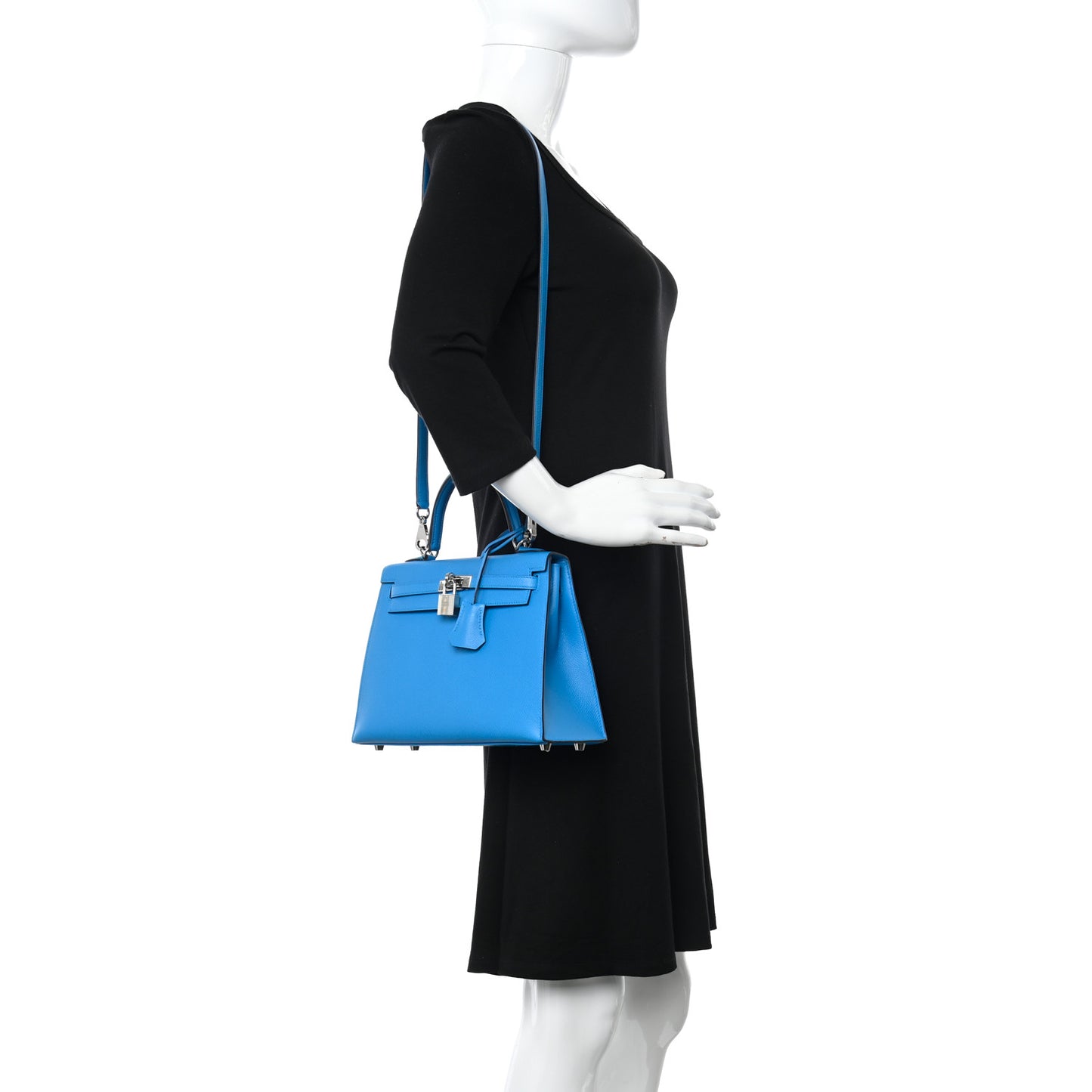 Epsom Kelly Sellier 25 Bleu Frida