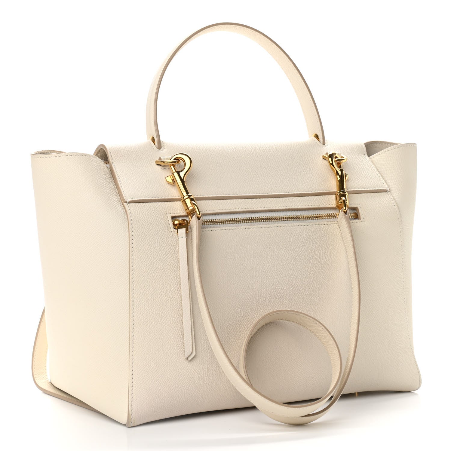 Celine Grained Calfskin Mini Belt Bag White 3 of 10