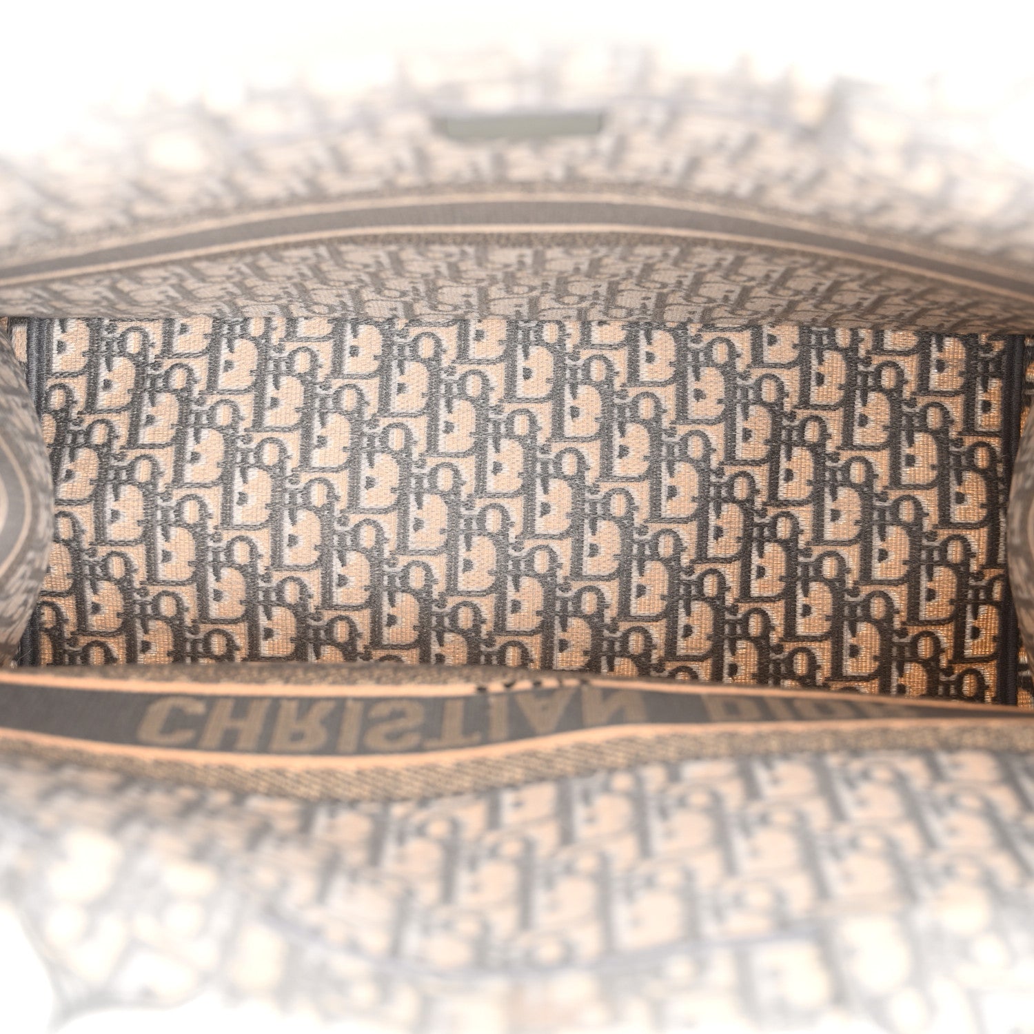 Christian Dior Oblique Large Book Tote Grey 5 of 14