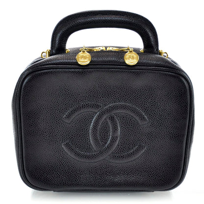 Chanel Caviar Jewelry Travel Case Black 1 of 11