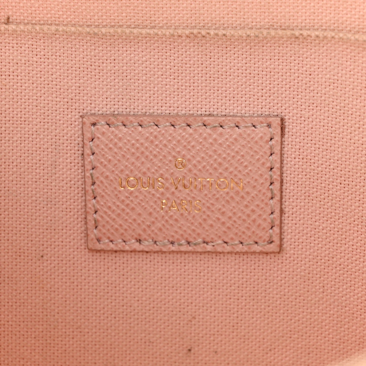 Louis Vuitton Damier Azur Pochette Felicie Chain Wallet Rose Ballerine 7 of 15