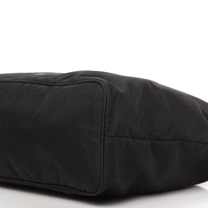 Prada Tessuto Nylon Saffiano Shopping Tote Black 7 of 15