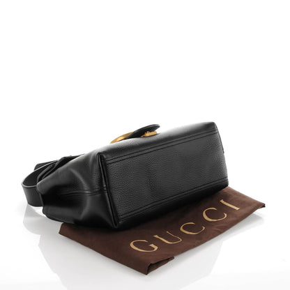 Gucci Cellarius Calfskin GG Marmont Shoulder Bag Black 4 of 7