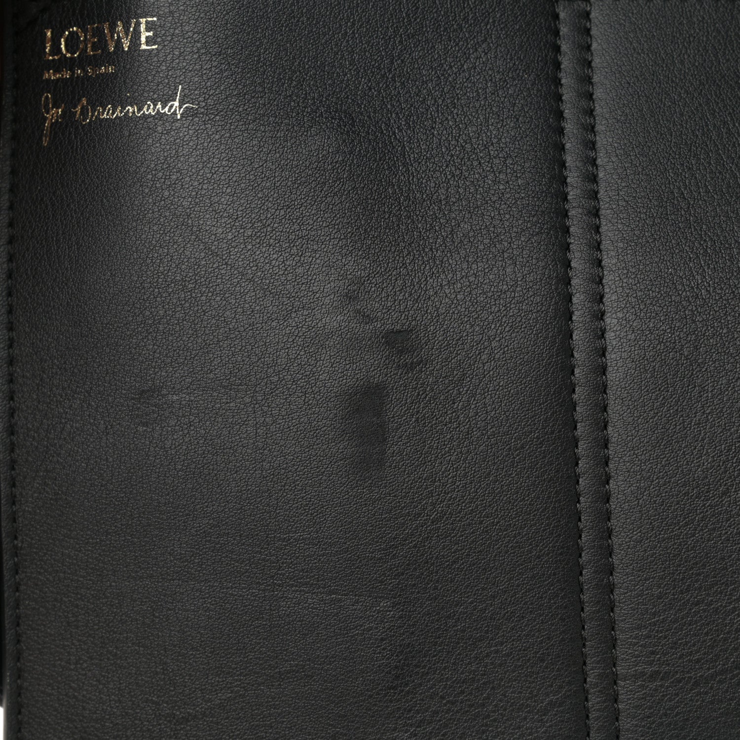 Loewe Calfskin Underwear Print Large Double Handle Tote Black 10 of 17