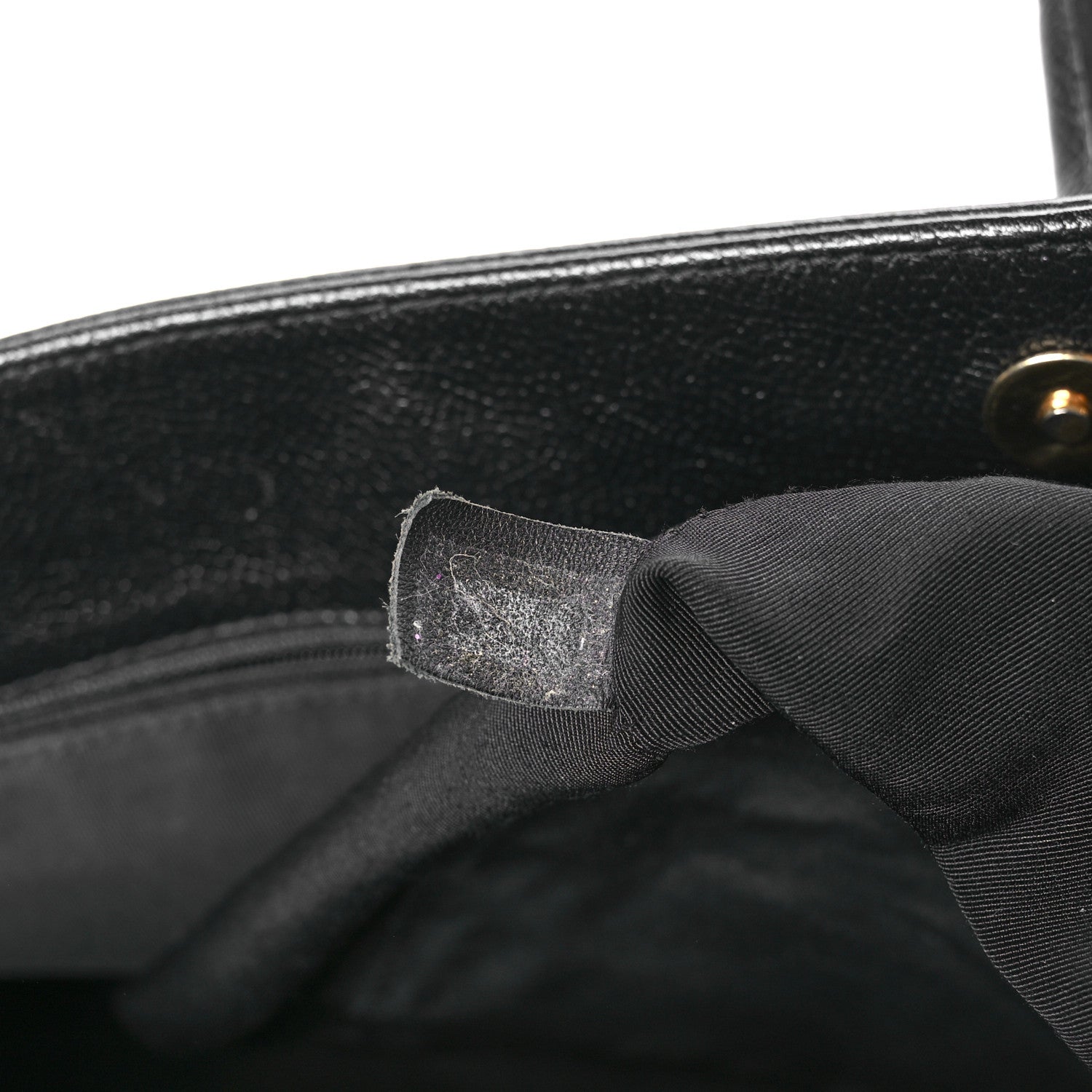 Chanel Calfskin Cerf Executive Shopper Tote Black 8 of 13