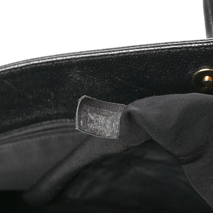 Chanel Calfskin Cerf Executive Shopper Tote Black 8 of 13