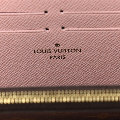 Louis Vuitton Monogram Clemence Wallet Rose Ballerine 6 of 6