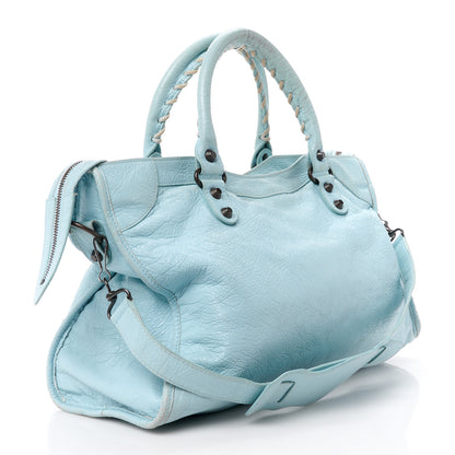 Balenciaga Agneau Classic Hardware City Bleu Acier 4 of 16