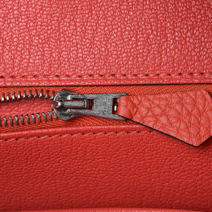 Hermes Togo Birkin 35 Rouge Pivoine 17 of 31