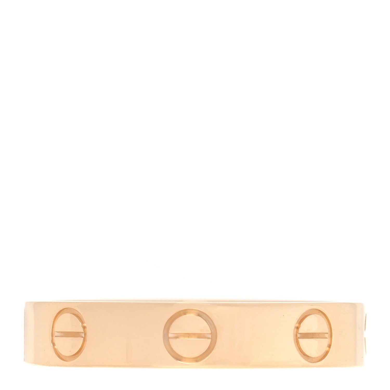 Cartier 18K Yellow Gold 3.5mm LOVE Wedding Band Ring 52 6 1 of 4