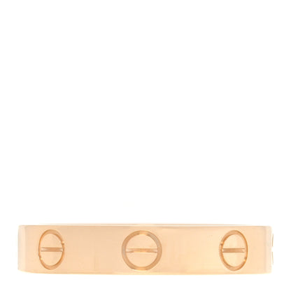 Cartier 18K Yellow Gold 3.5mm LOVE Wedding Band Ring 52 6 1 of 4