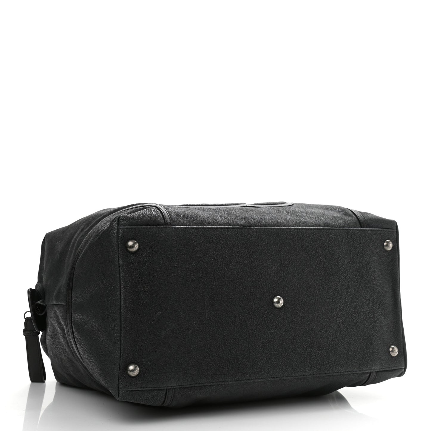 Washed Calfskin Tote Black