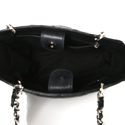 Chanel Caviar Quilted Petit Shopping Tote PST Black 4 of 9