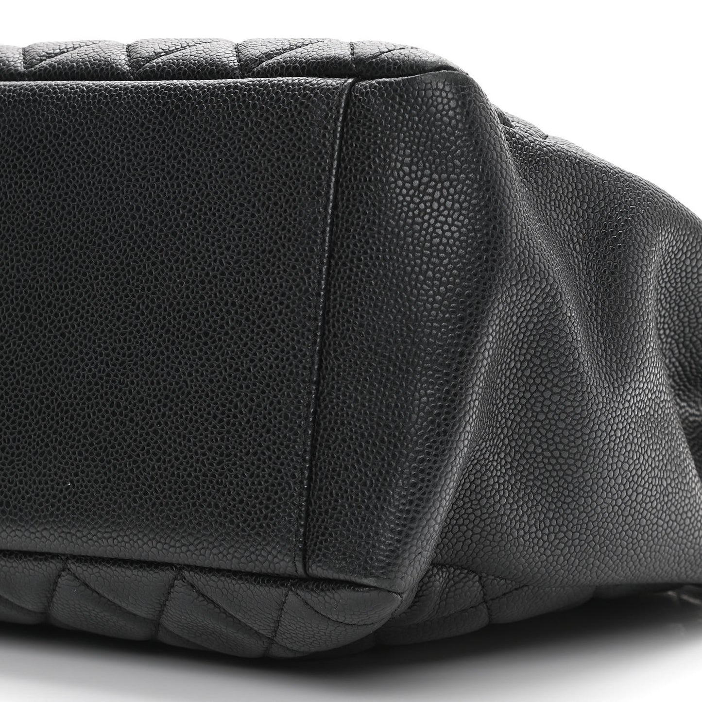 Caviar Quilted Grand Shopping Tote GST Black