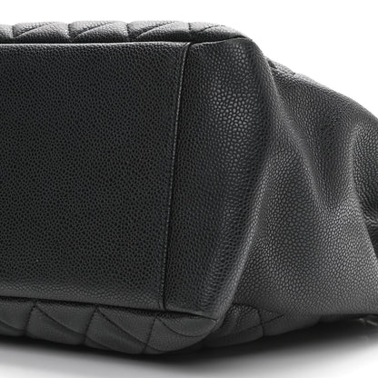 Chanel Caviar Quilted Grand Shopping Tote GST Black 10 of 11
