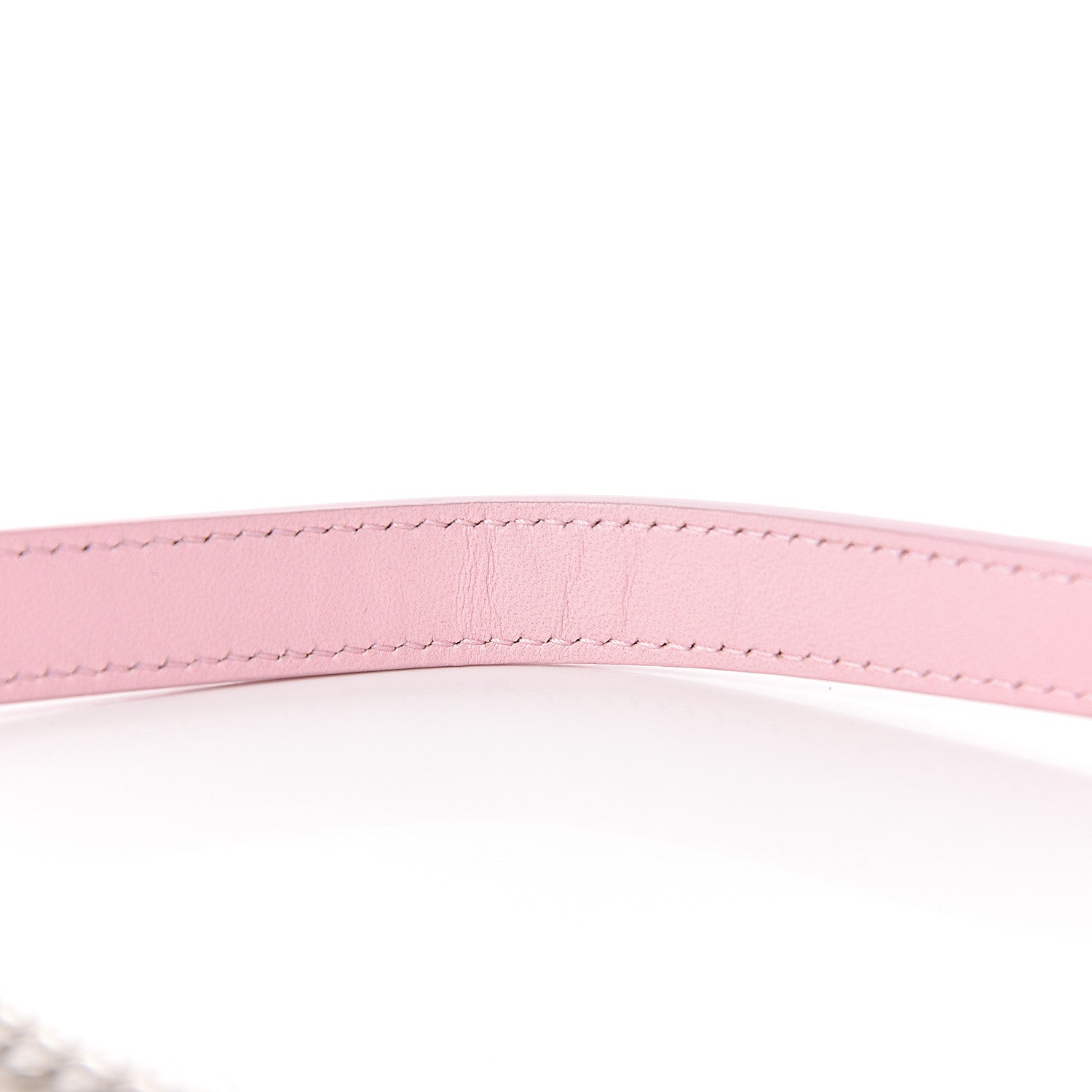 Christian Dior Lambskin Mini Lady Dior Chain Shoulder Strap Pink