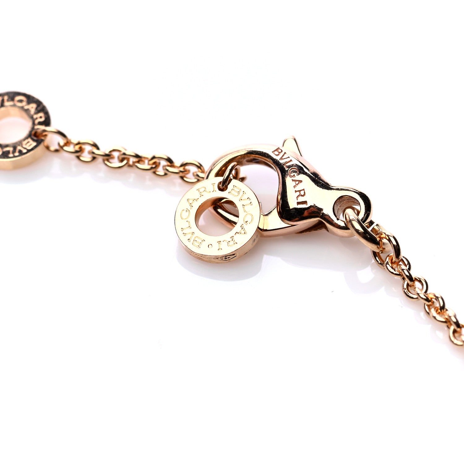 Bulgari 18K Rose Gold B.Zero1 Pendant Necklace 7 of 7