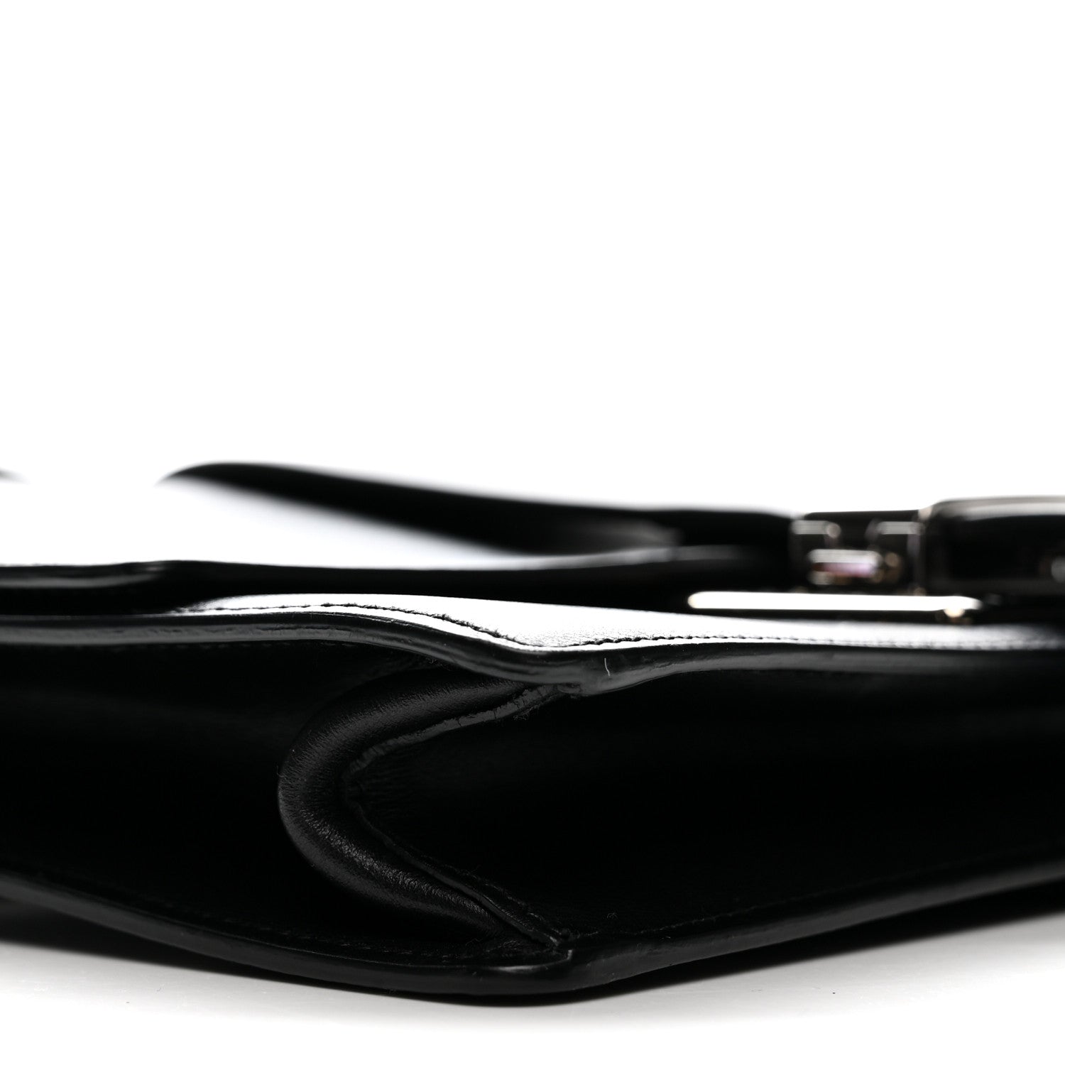 Prada City Calfskin Ribbon Bag Black 8 of 11