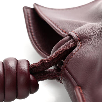 Loewe Calfskin Large Flamenco Knot Bag Dark Burgundy 10 of 10