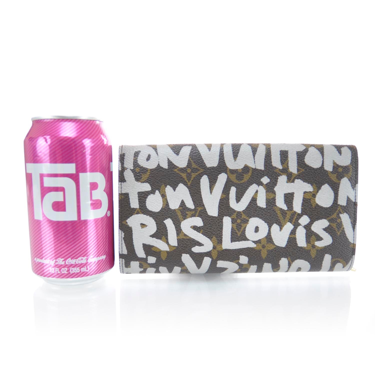 Louis Vuitton Monogram Graffiti Porte-Monnaie Wallet Silver 2 of 8