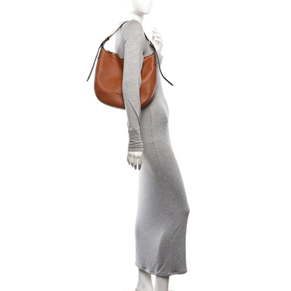 Celine Supple Calfskin Medium Triomphe Heloise Shoulder Bag Tan 2 of 10