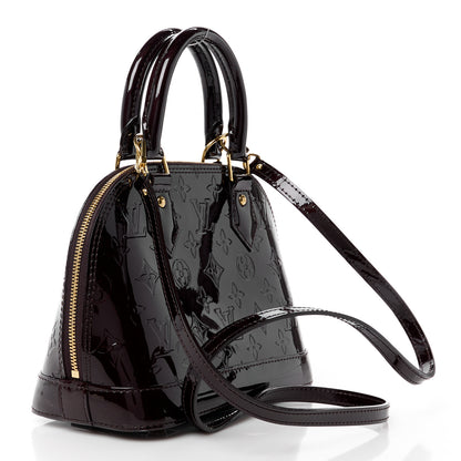 Louis Vuitton Vernis Alma BB Amarante 3 of 12