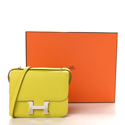 Hermes Epsom Constance 18 Lime 11 of 11