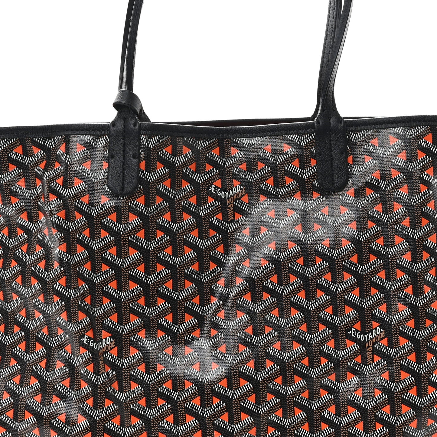 Goyardine Saint Louis Claire Voie PM Black Orange