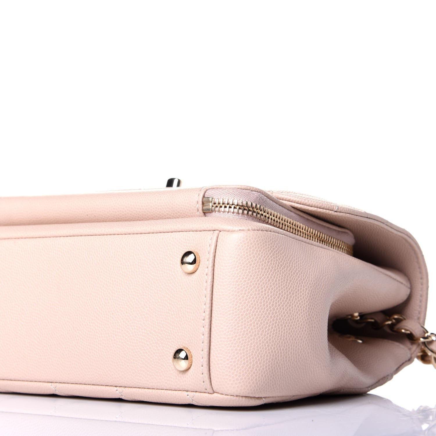 Chanel Caviar Quilted Medium Business Affinity Flap Beige 9 of 9