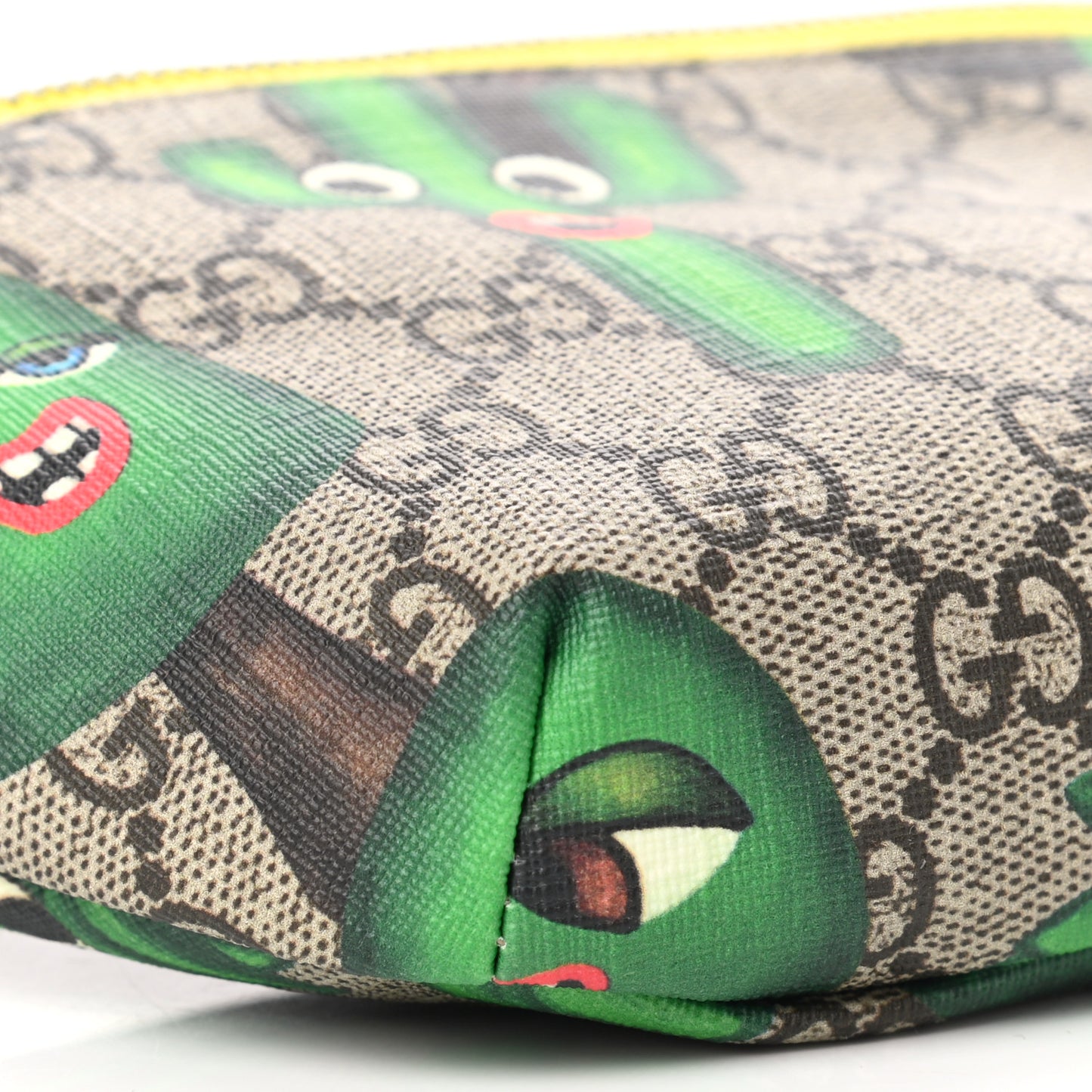 GG Supreme Monogram Smiling Plants Childrens Belt Bag Multicolor