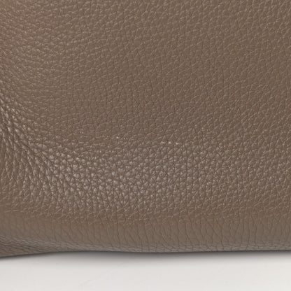 Hermes Taurillon Clemence Birkin 35 Etoupe 12 of 17
