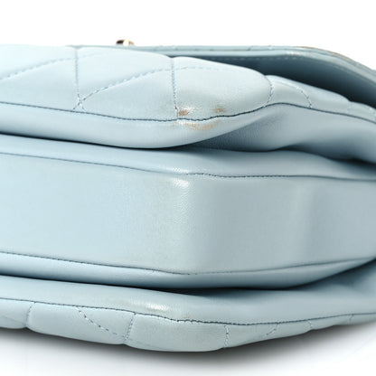 Chanel Lambskin Quilted Small Trendy CC Flap Dual Handle Bag Light Blue 12 of 19